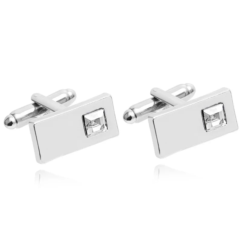 cross-border europe and the united states fashion new hot selling men's french casual business shirt tie clip cufflinks