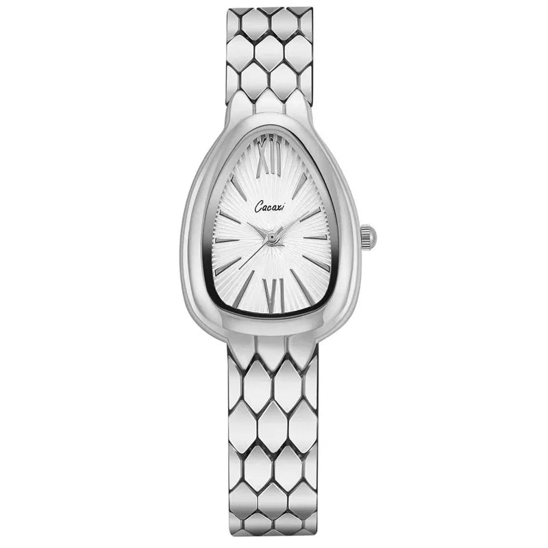 Retro Commute Solid Color Jewelry Buckle Quartz Watch