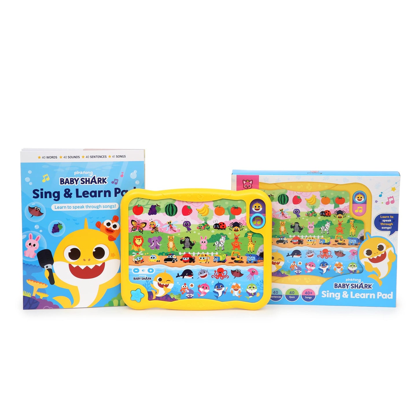 Pinkfong Baby Shark Sing & Learn Set — Pad, Smartphone & Flash Card Bus