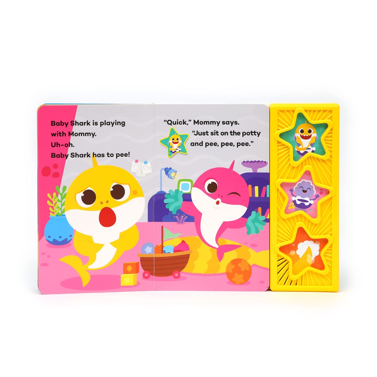 Pinkfong Baby Shark Potty Time Sound Book | Interactive Potty Training Storybook for Toddlers 1-3