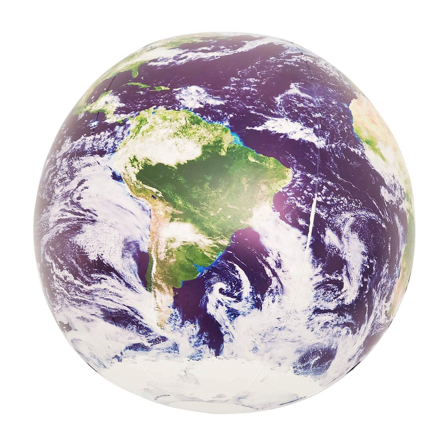 Earthball Inflatable Earth Globe — Satellite Imagery & Glow-in-the-Dark Cities | Planet Earth Gifts