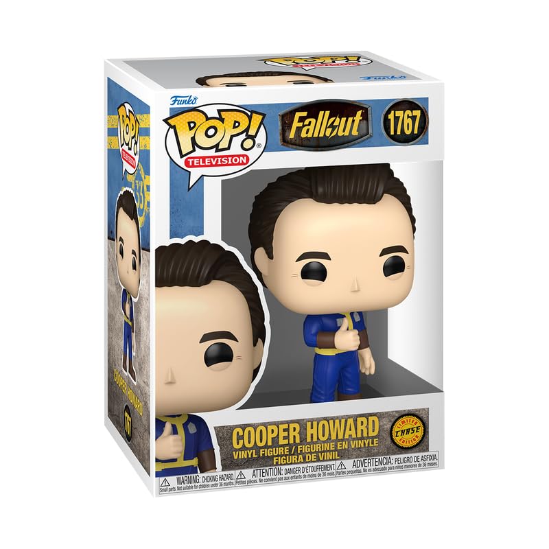 POP! Fallout Cooper Howard Vault Boy CHASE #1767 – Box Protector Bundle