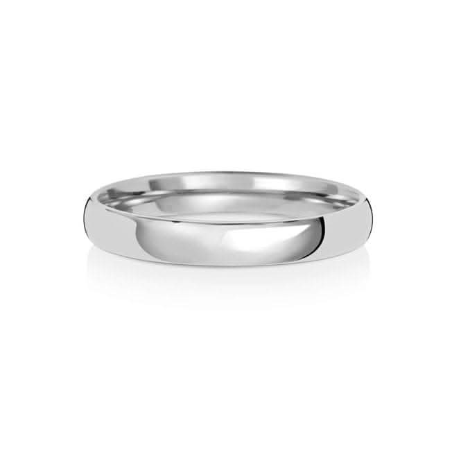 Wedding Band Platinum Slight Court 3mm-2.05 Wedding Ring WP113EH