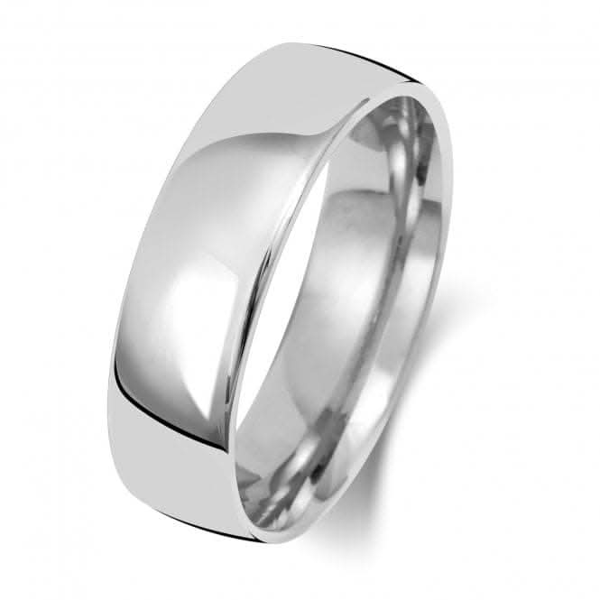 Wedding Band Platinum Slight Court 6mm-1.8 Wedding Ring WP116H
