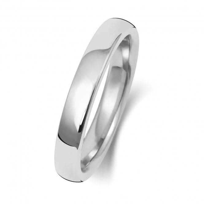 Wedding Band Platinum Soft Court 3mm-1.15 Wedding Ring WP133L