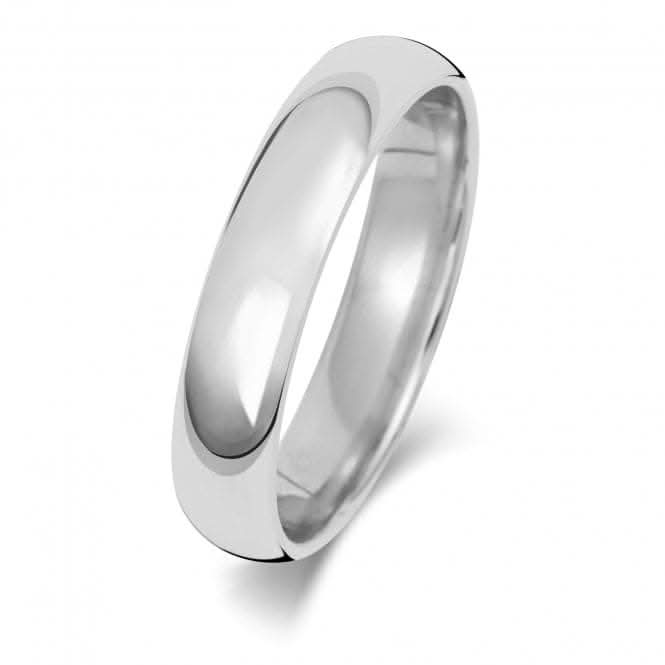 Wedding Band Platinum Trad Court 4mm-1.2 Wedding Ring WP164L