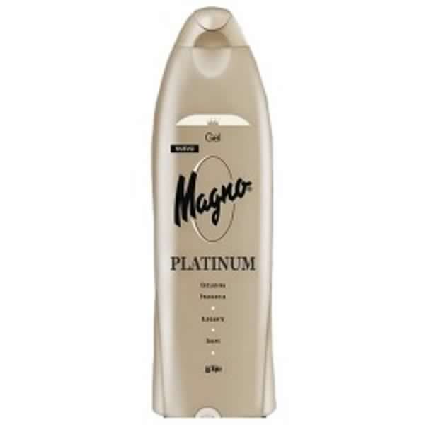 Magno Shower Gel Platinum: Invigorating & Luxurious Cleansing for All Skin Types 550ml/18.6 oz
