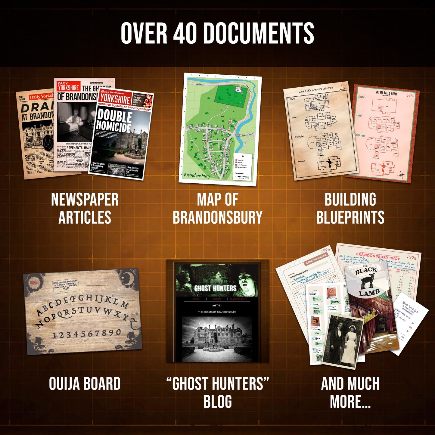 PROFILER: The Ghosts Of Brandonsbury – Murder Mystery Game for Adults | Platonia Games