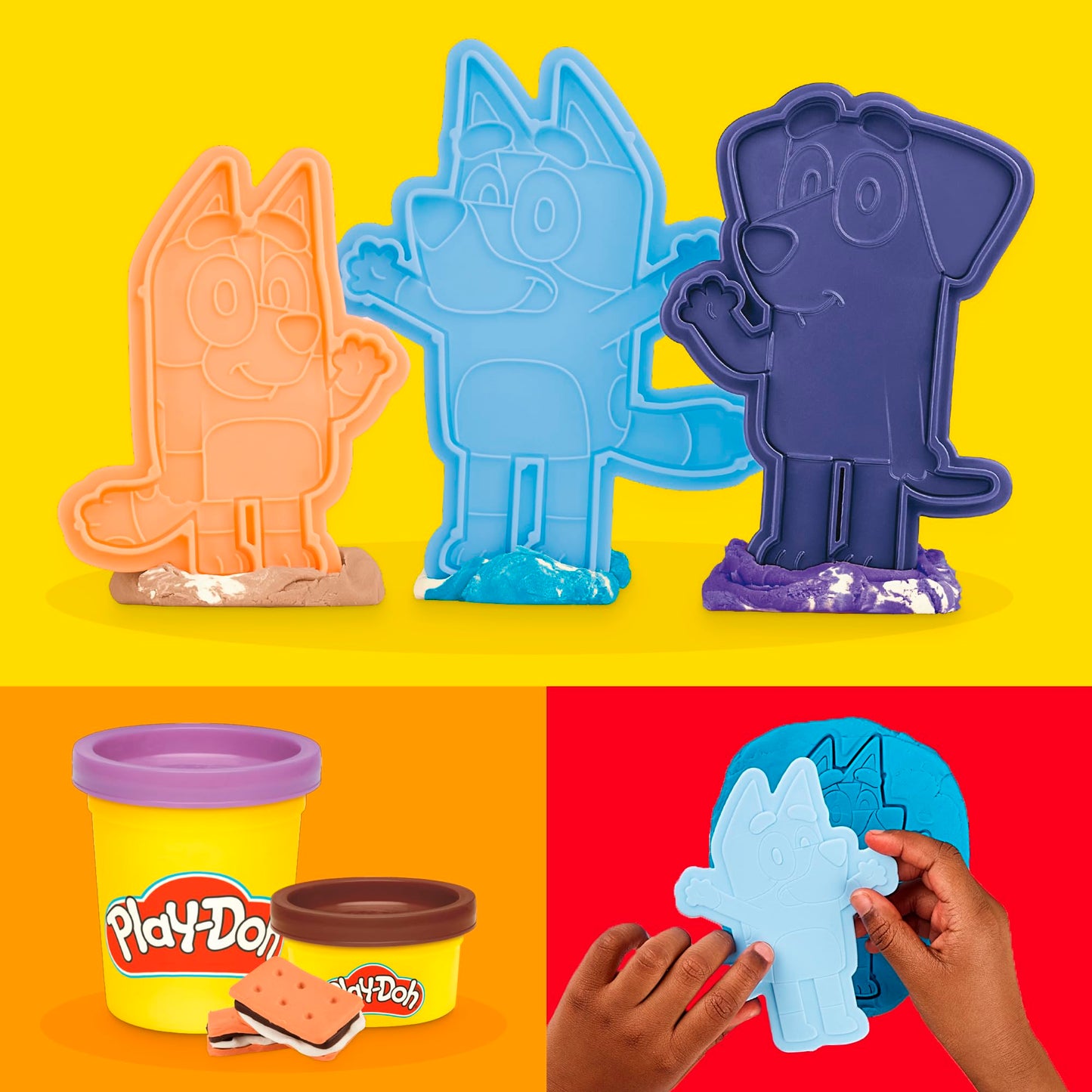Play-Doh Bluey Goes Camping Playset with Campfire Tools | 3+ | Amazon Exclusive
