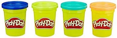 Play-Doh Bulk 8-Pack Non-Toxic Modeling Compound – 4oz Cans (32oz Total) in Assorted Colors