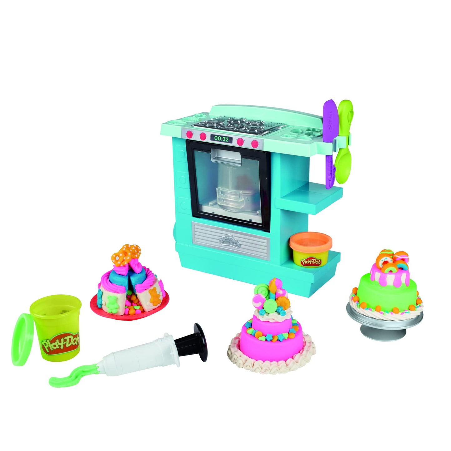 Play-Doh Kitchen Creations Rising Cake Oven Playset – 5 Colors, Non-Toxic, Ages 3+