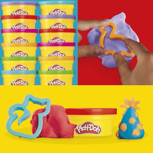 Play-Doh Party Favor Pack – 24-Count Modeling Compound with Cutters | Classroom & Party Favors