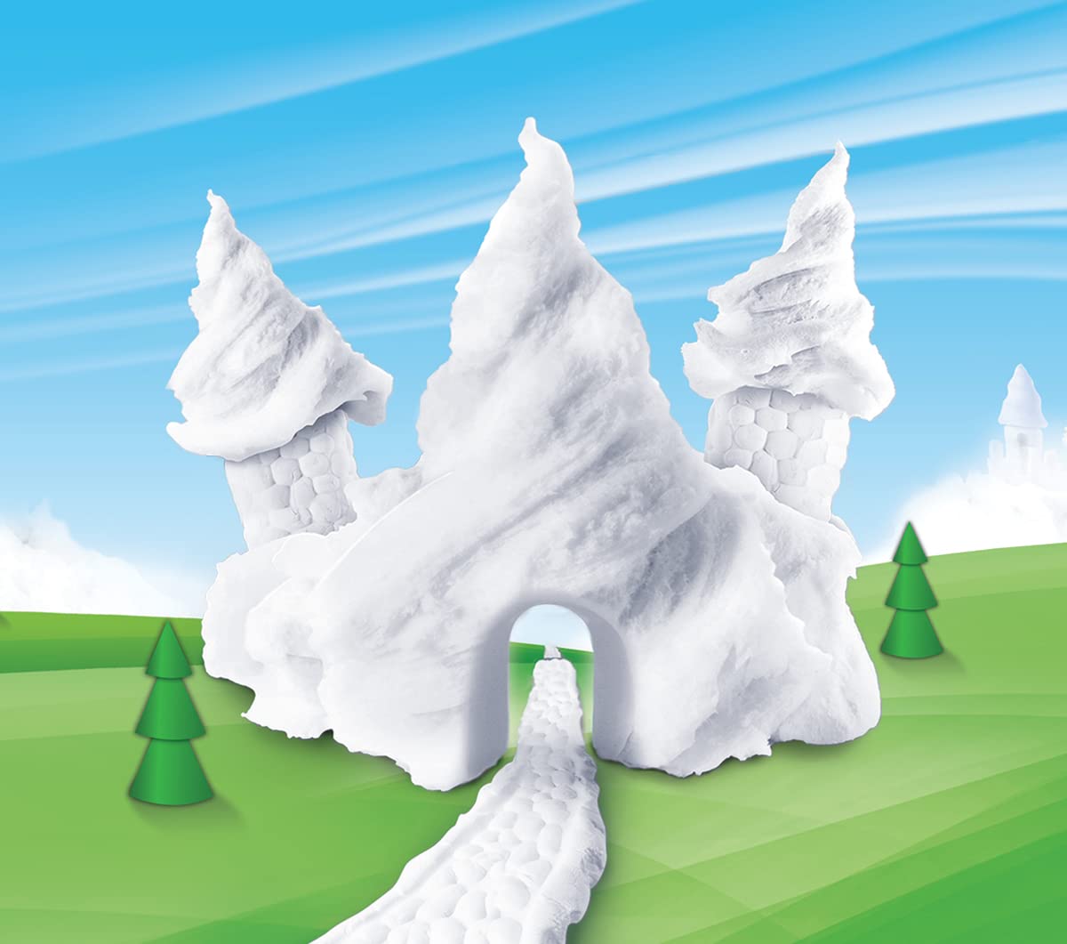 Play Visions Floof Indoor Snow – Reusable 240g Moldable Play Material