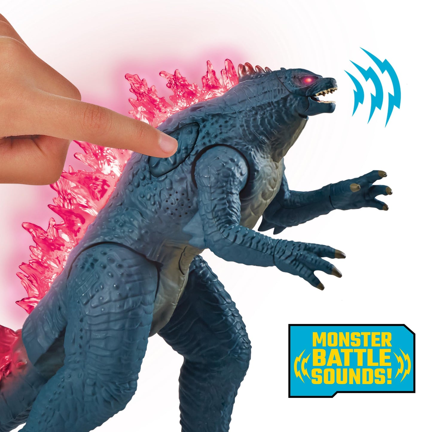 PlayMates Godzilla x Kong 13-Inch Mega Deluxe Heat Ray Figure