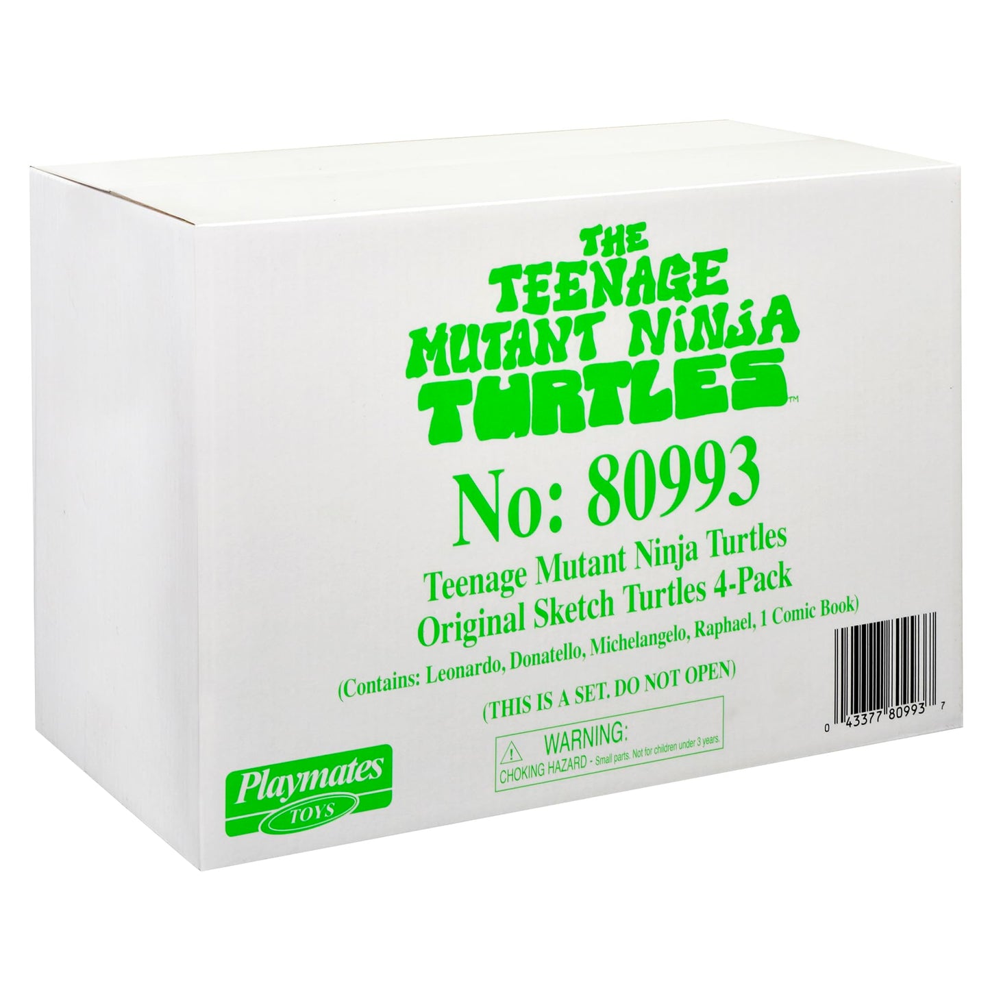 Teenage Mutant Ninja Turtles Original Sketch Collector Figure with Comic Book – Playmates Toys