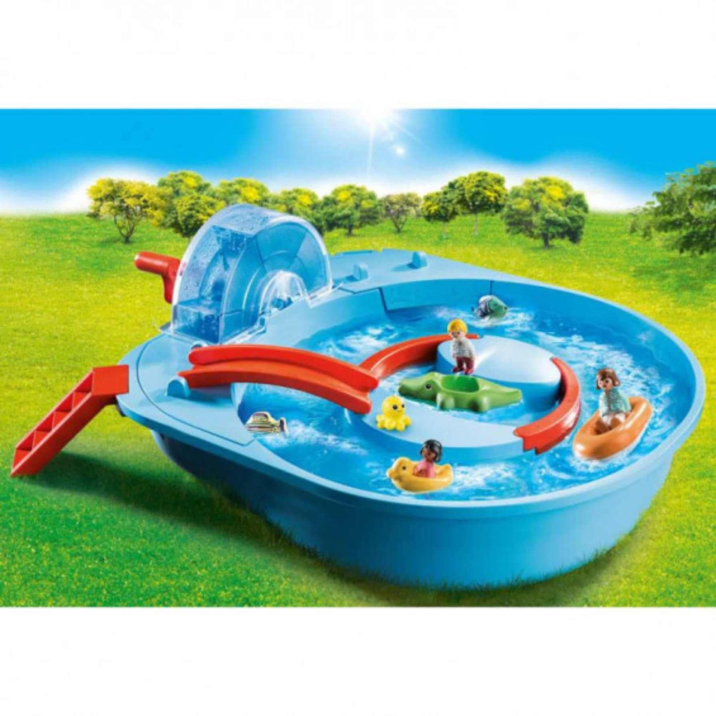 Playmobil 1.2.3 Aqua Splish Splash Water Park – Toddler Water Fun