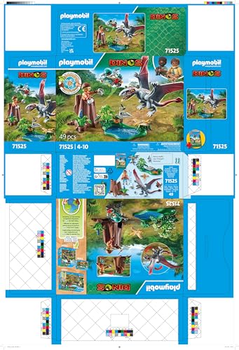 Playmobil Dinos: Observatory for Dimorphodon – Dino World Exploration Set
