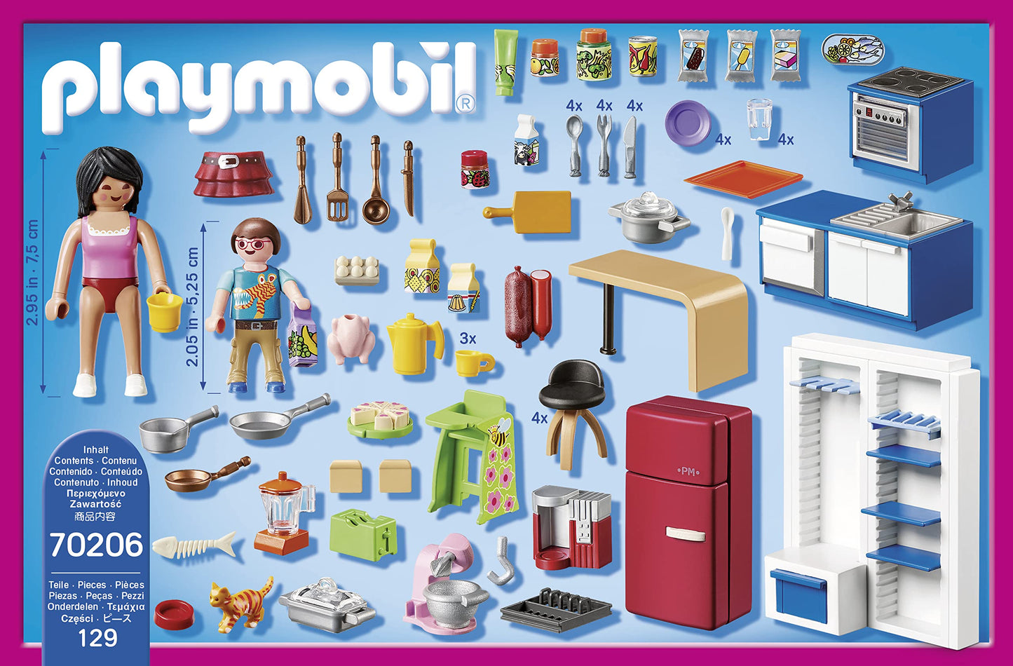 Playmobil Family Kitchen Furniture Pack – Imaginative Kitchen Set for Kids 4+