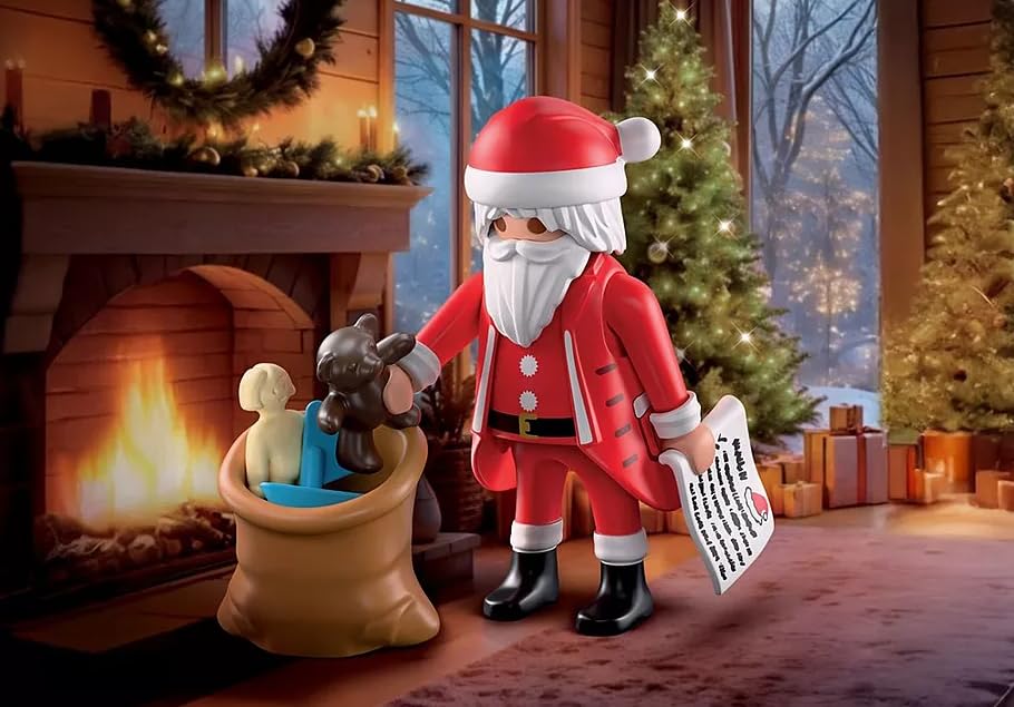 PLAYMOBIL Santa Claus with Gift List 0 Pieces – Festive Holiday Figure