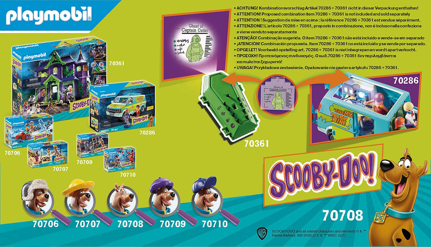Playmobil Scooby-Doo! Adventure with Ghost of Captain Cutler – Underwater Mystery Set