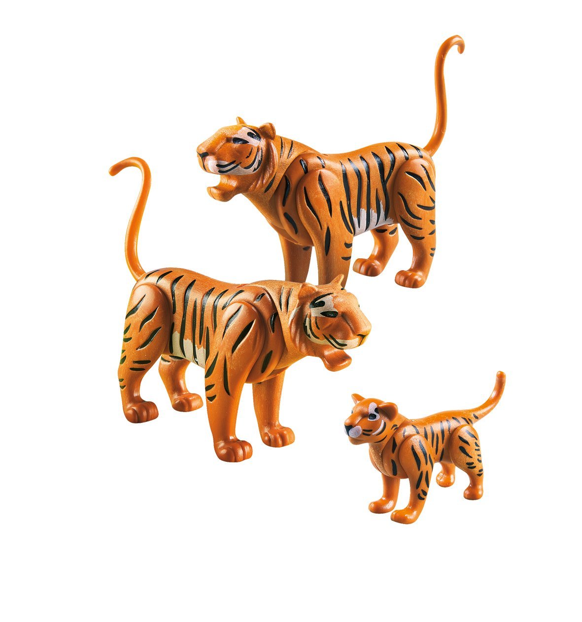 Playmobil Tiger Family Building Kit – 2 Adults & Cub for Imaginative Play