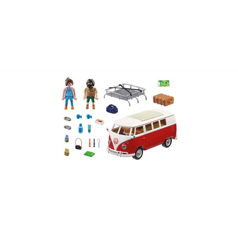 Playmobil Volkswagen T1 Camping Bus – Realistic Camper Van Playset