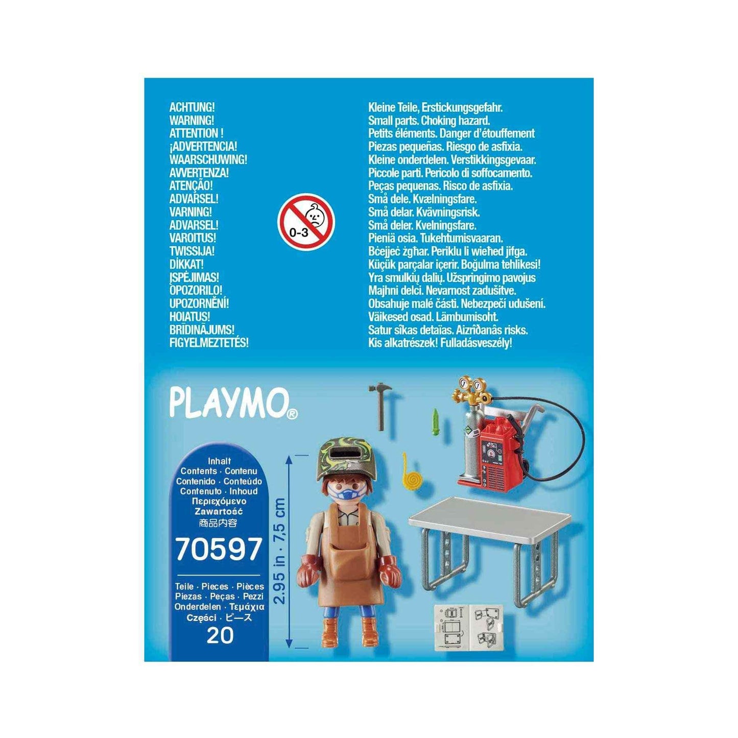Playmobil Welder – Special Plus Figure with Safety Gear | Collectible Workshop Set