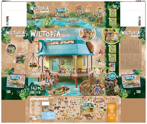 Playmobil Wiltopia Animal Care Station – Interactive Wildlife Clinic