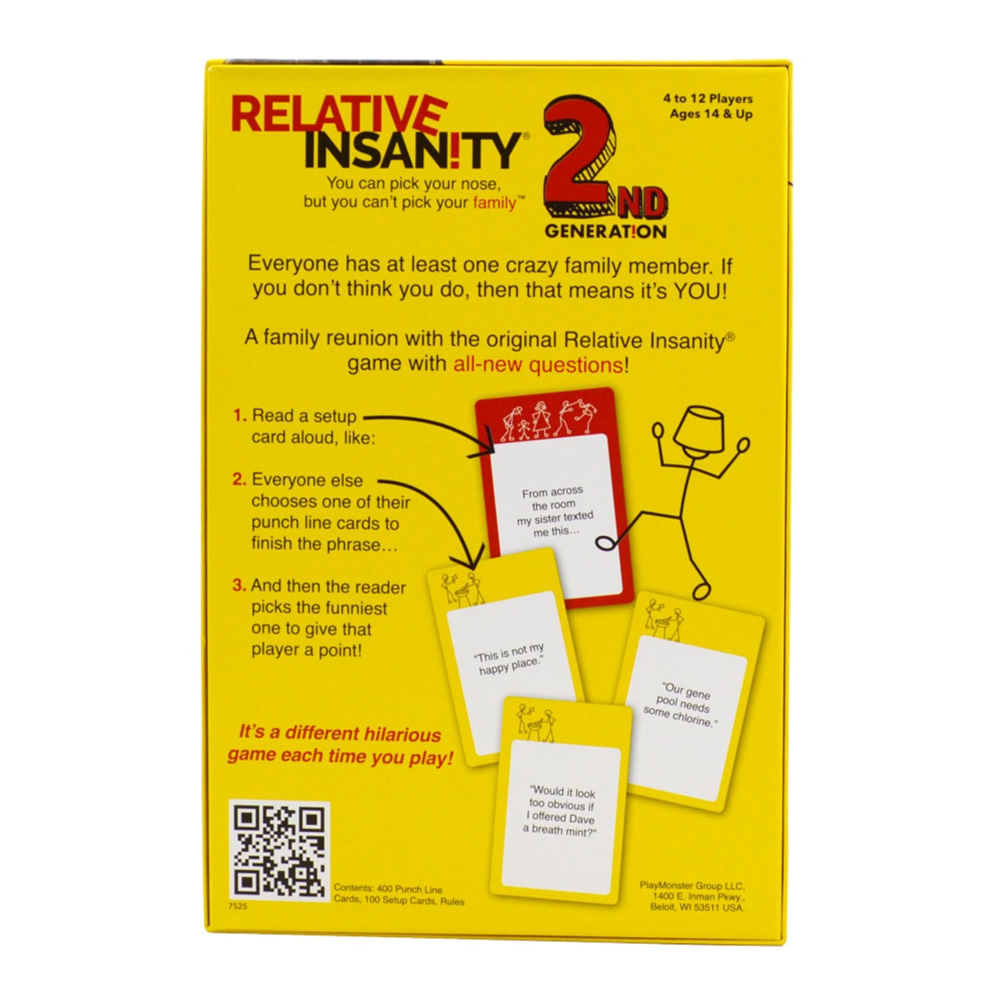Relative Insanity by Jeff Foxworthy – Multi-Player Card Game | PlayMonster