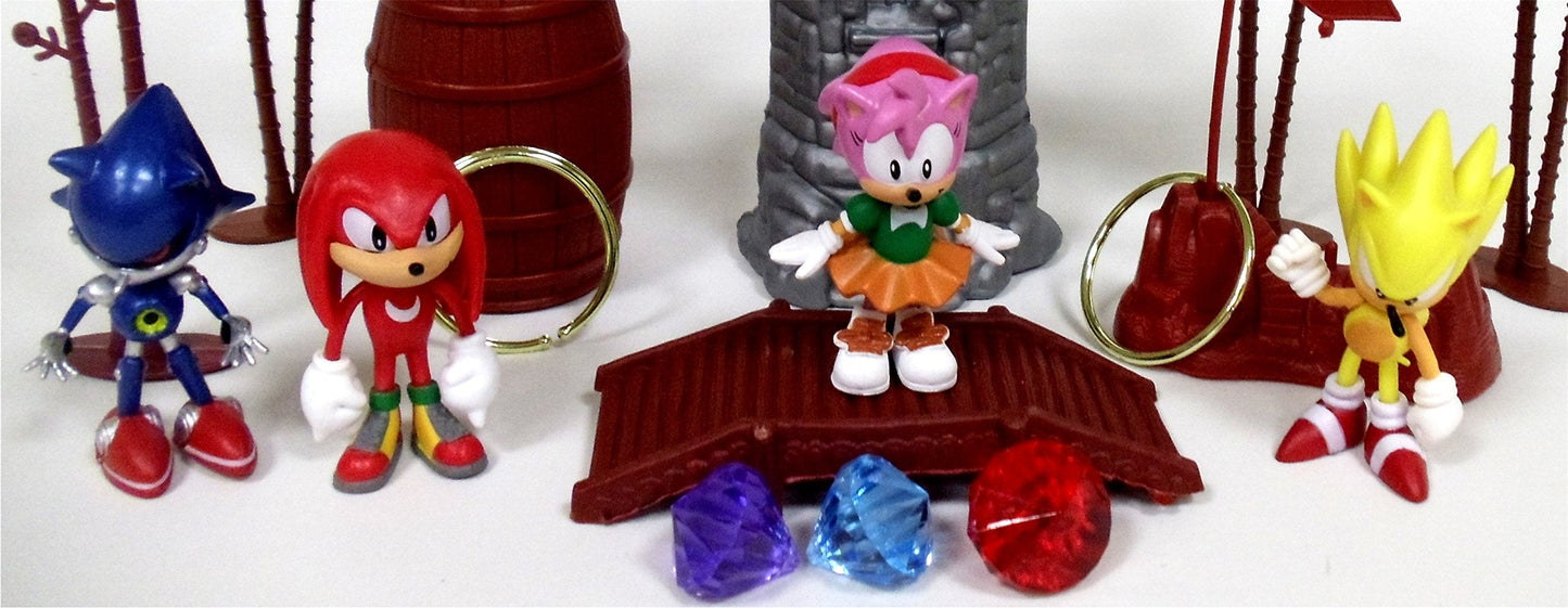 Playset Sonic 18-Piece Play Set with Random Figures & Accessories
