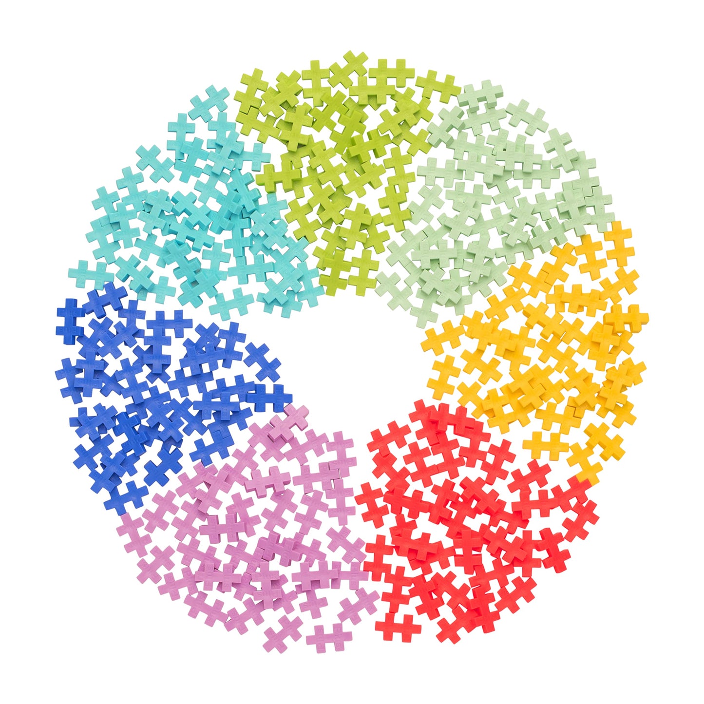 PLUS PLUS 240 Piece Interlocking Blocks – Tropical Mix Tube & Baseplate