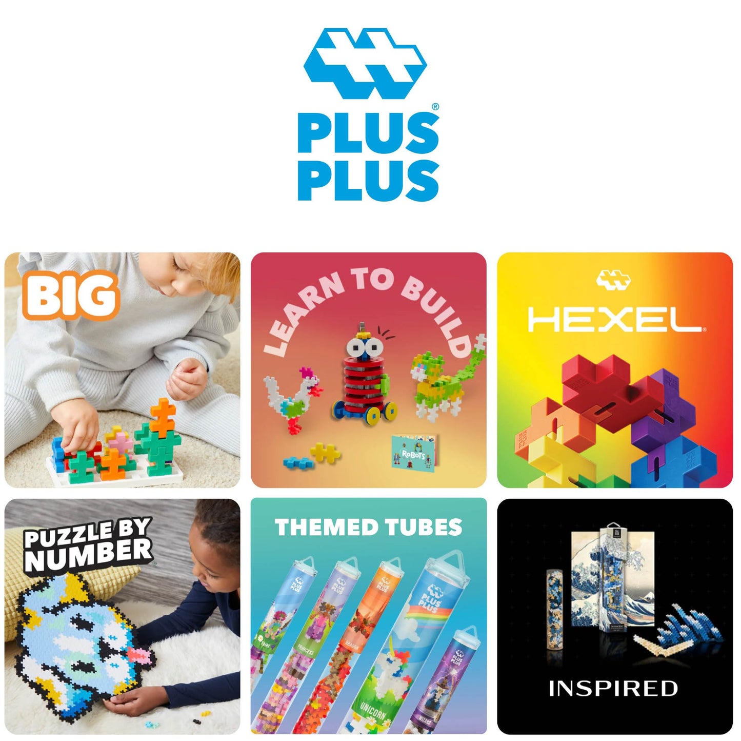 PLUS PLUS 3D Puzzle Building Block Set | Leprechaun Mini Maker Tube – 70 Interlocking Pieces