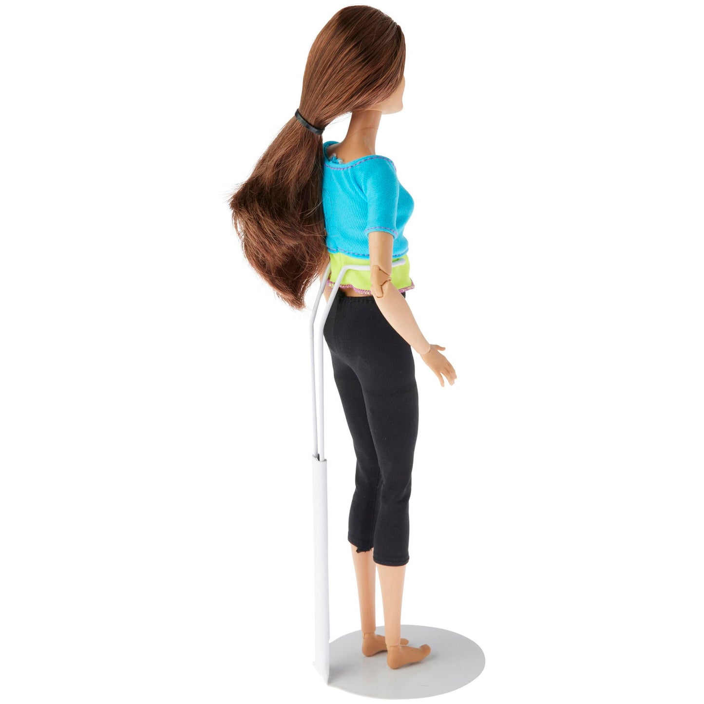 Plymor DSP-5125W White Adjustable Doll Stand for 10–12 Inch Slim-Waist Dolls