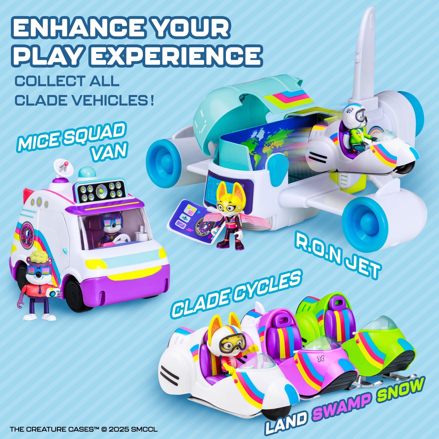 P.M.I. Creature Cases R.O.N. Jet Playset – Airborne Command Center for 3-Inch Figures