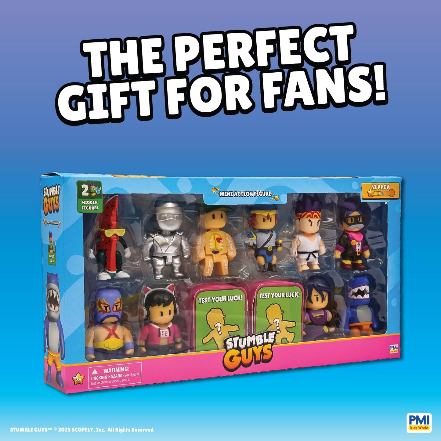 P.M.I. Stumble Guys Series 3 Mini Articulated Figures – 12-Pack Deluxe Box