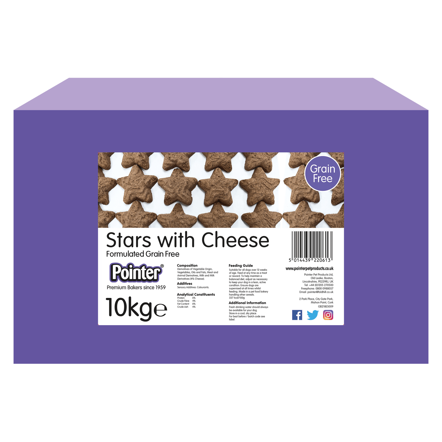 Pointer Stars with Cheese 10kg