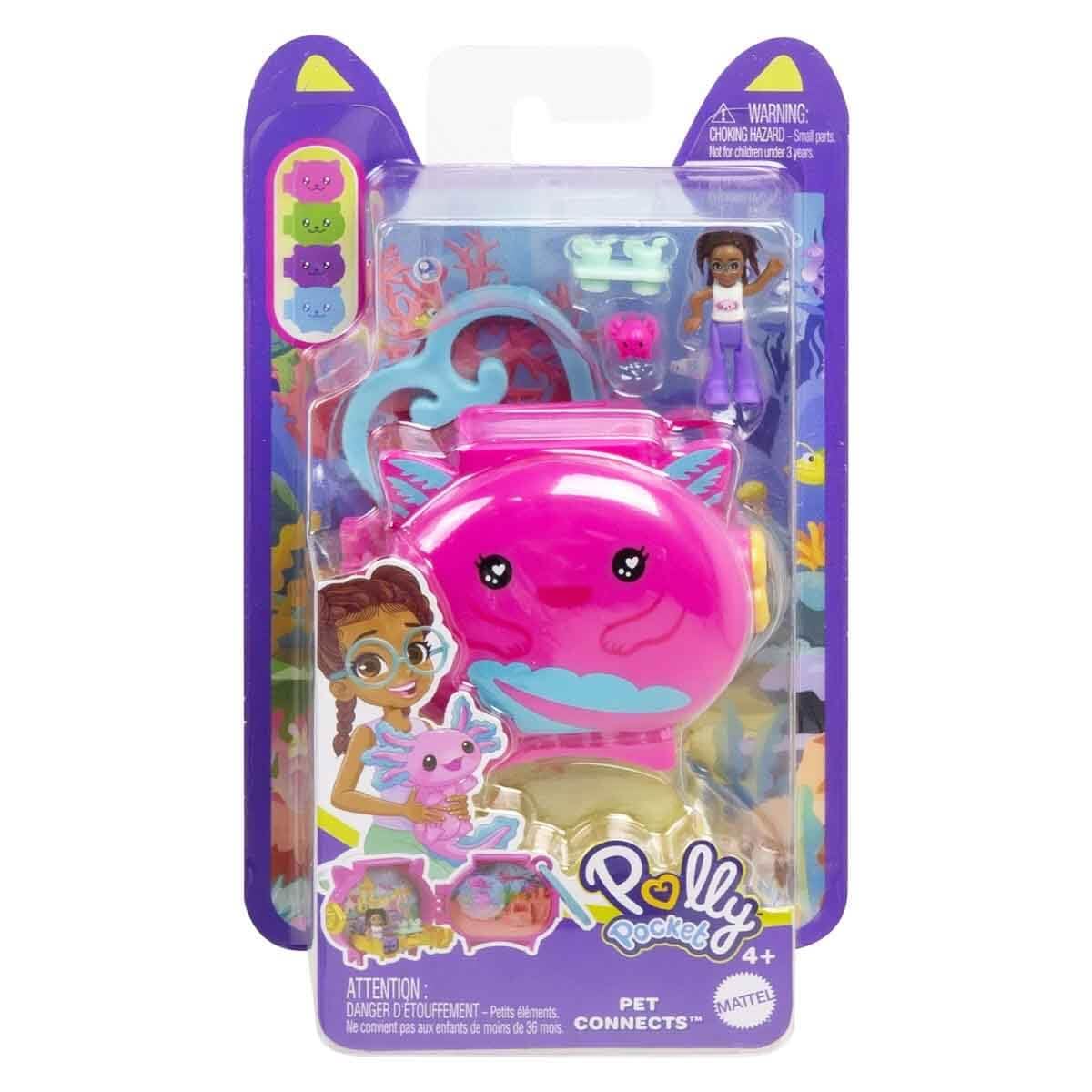 Polly Pocket Collectible Axolotl Compact Playset | Ages 4+