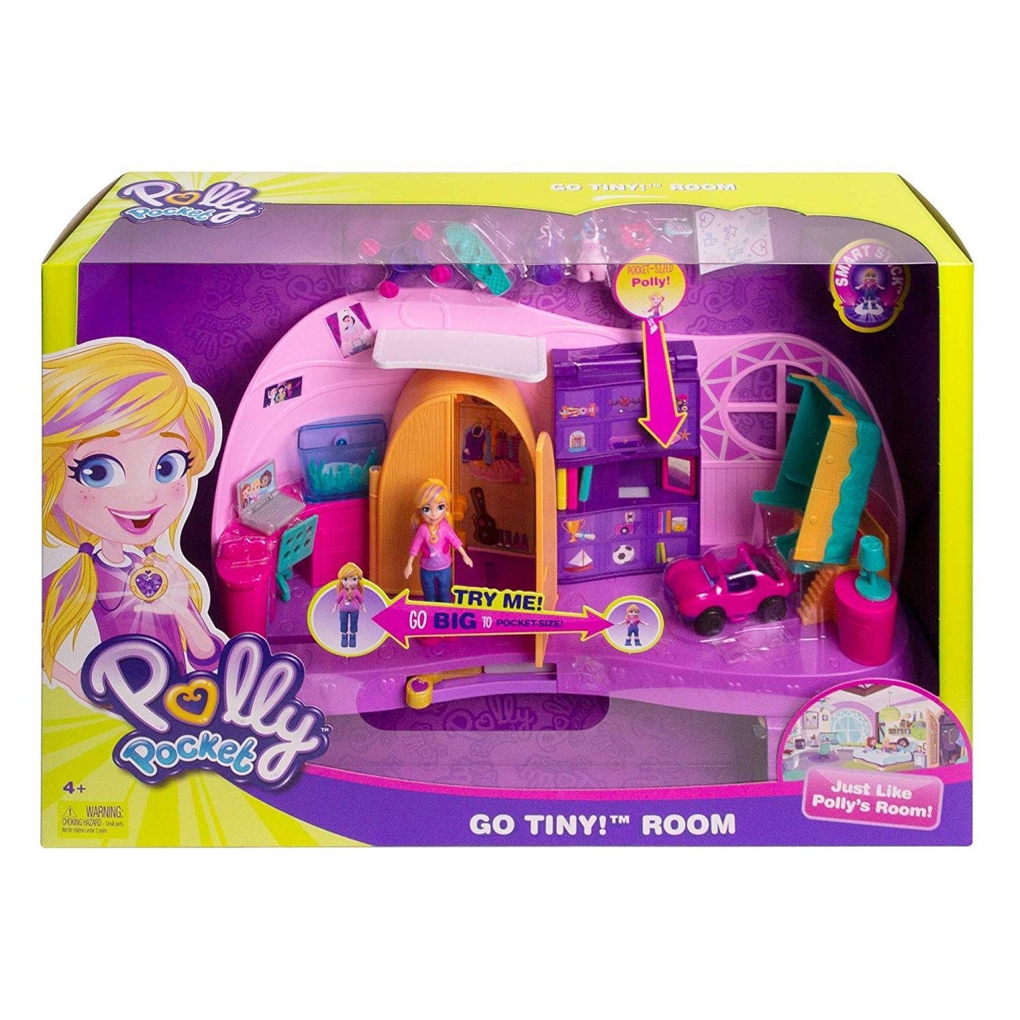 Polly Pocket Transformation Playset – Go Tiny Micro Polly Surprises