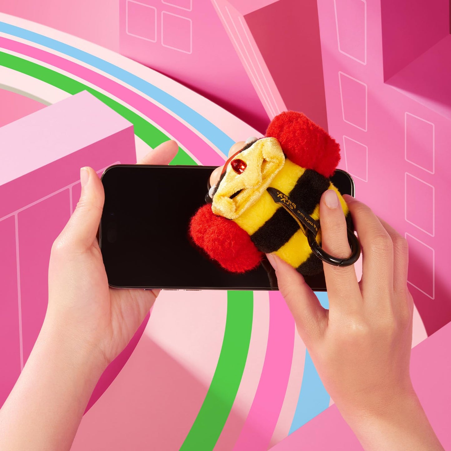 POP MART Crybaby × Powerpuff Girls Plush Blind Box Keychain – Random Vinyl Figures