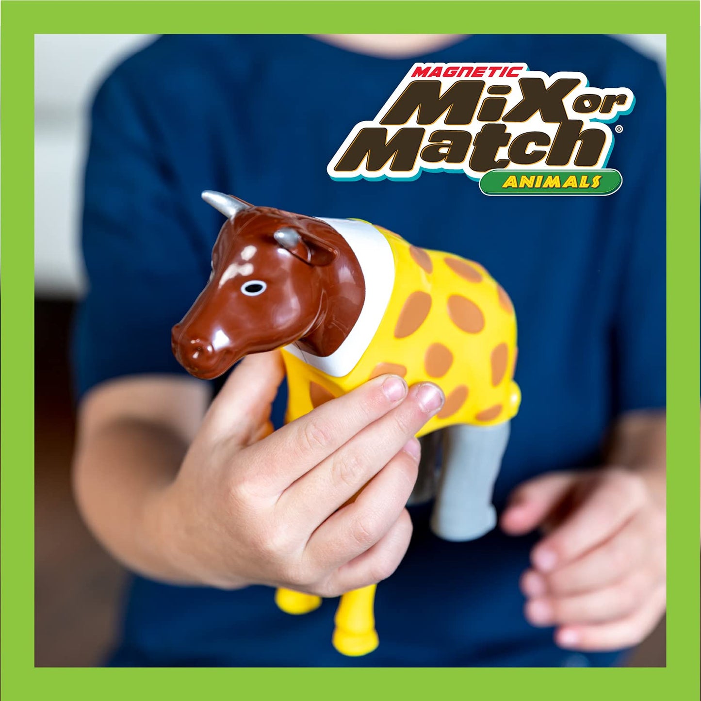 Popular Playthings Magnetic Animals for Toddlers 1-3 | Mix & Match Jungle Animals – Set of 4