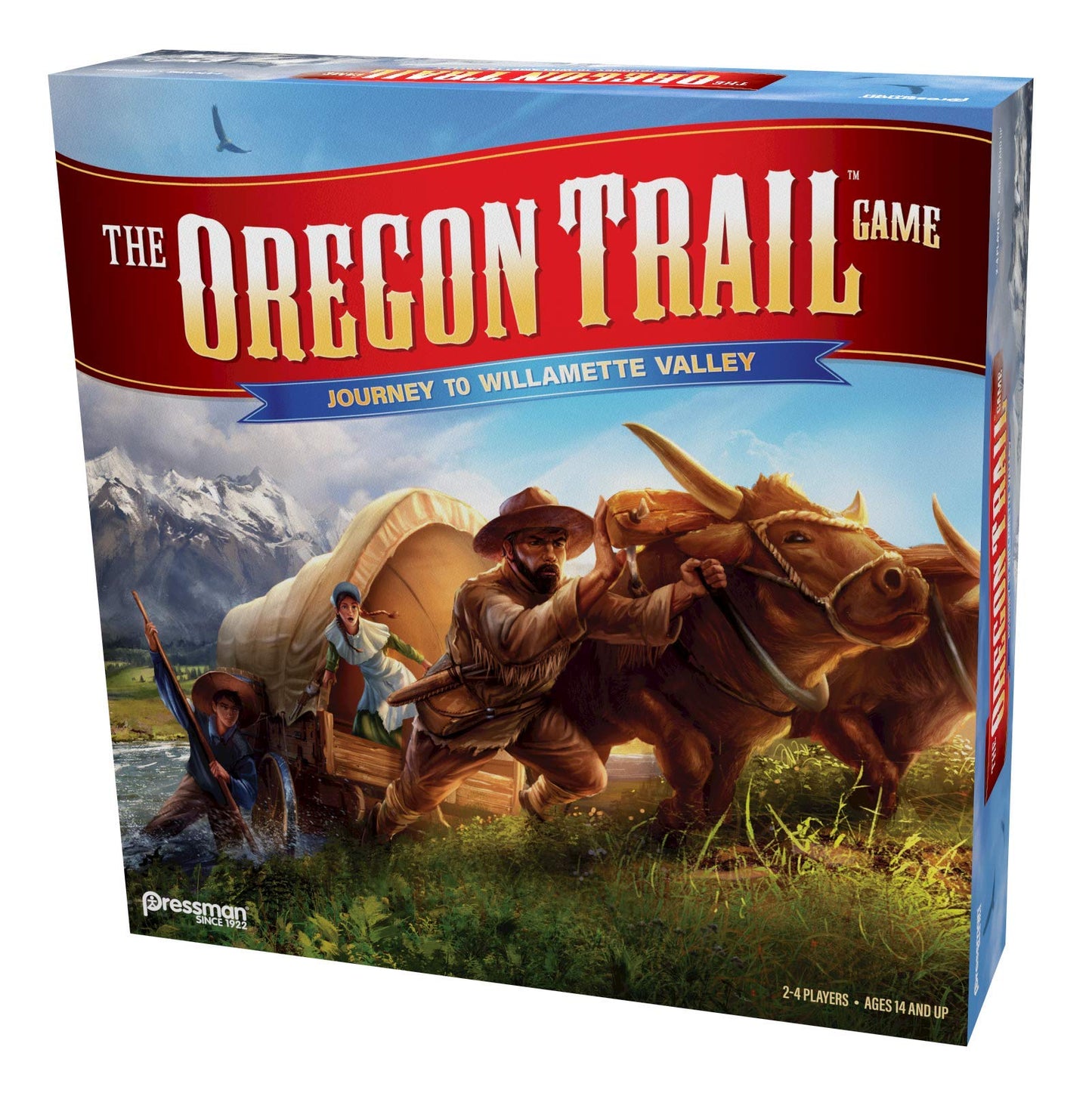 Pressman The Oregon Trail: Journey to Willamette Valley - Family Strategy Board Game