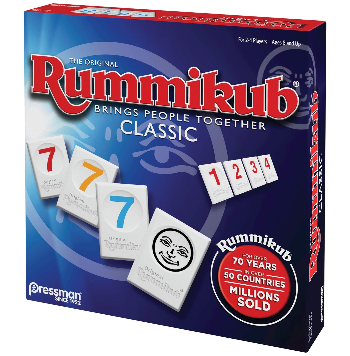 Pressman Rummikub - The Original Rummy Tile Game | Family Strategy & Fun | 2-4 Players, Ages 8+