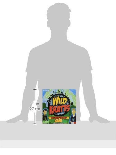 Pressman Wild Kratts Race Around the World Board Game – Multicolor, 5 Inches, for 2-4 Players