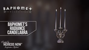 Baphomet's Radiance Candelabra 46cm