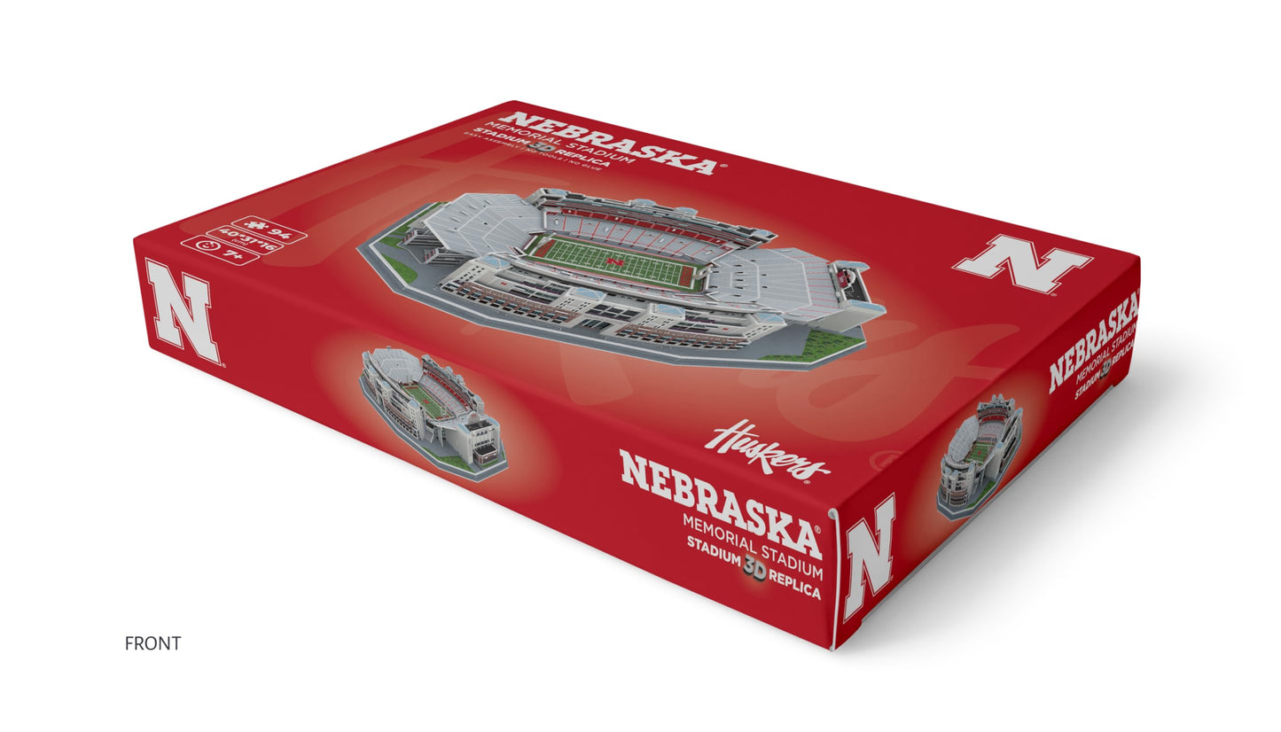 Pro-Lion 3D Jigsaw Puzzle – Memorial Stadium Lincoln, Nebraska (162 Pieces)