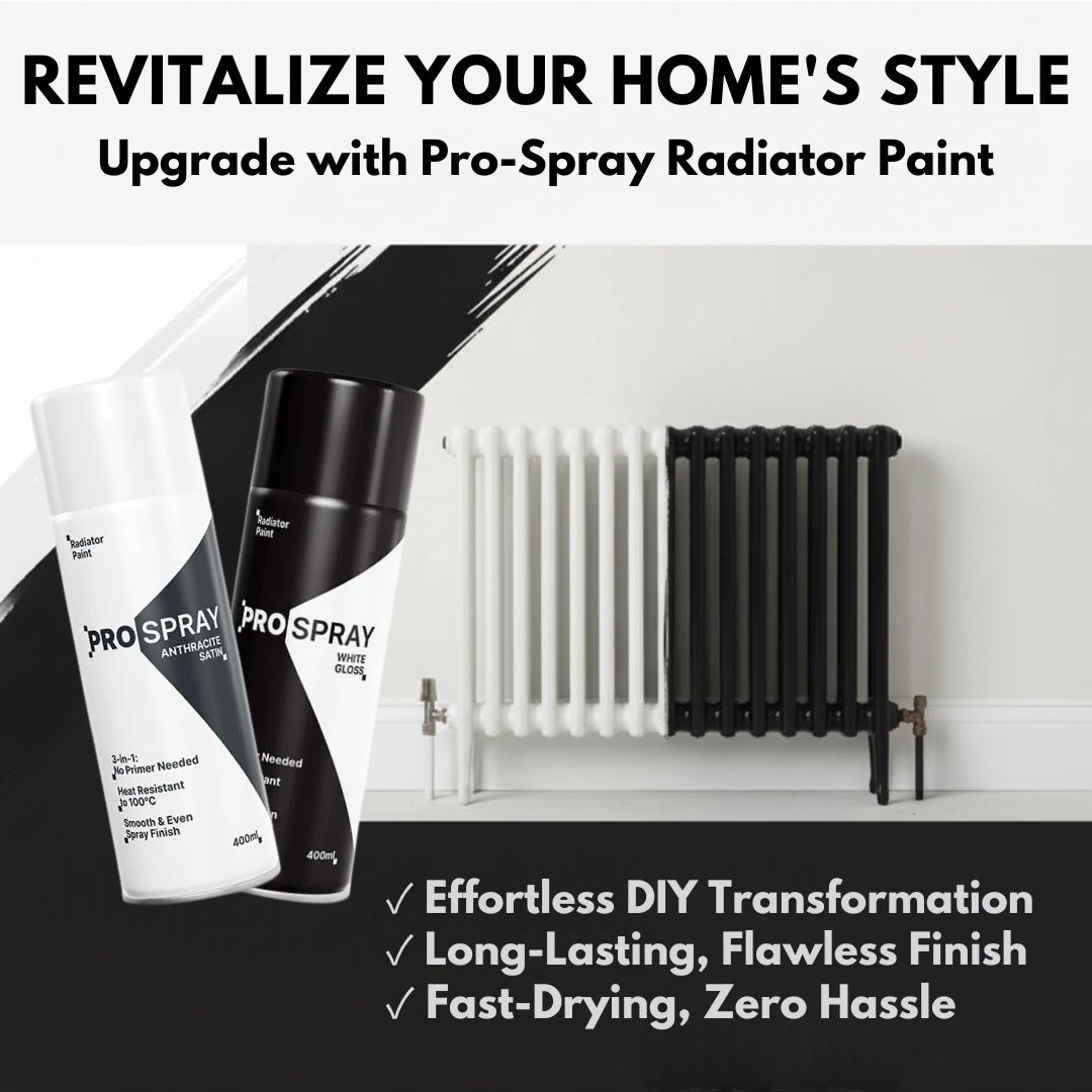 Pro-Spray Radiator Paint | 3-in-1 Heat Resistant Spray