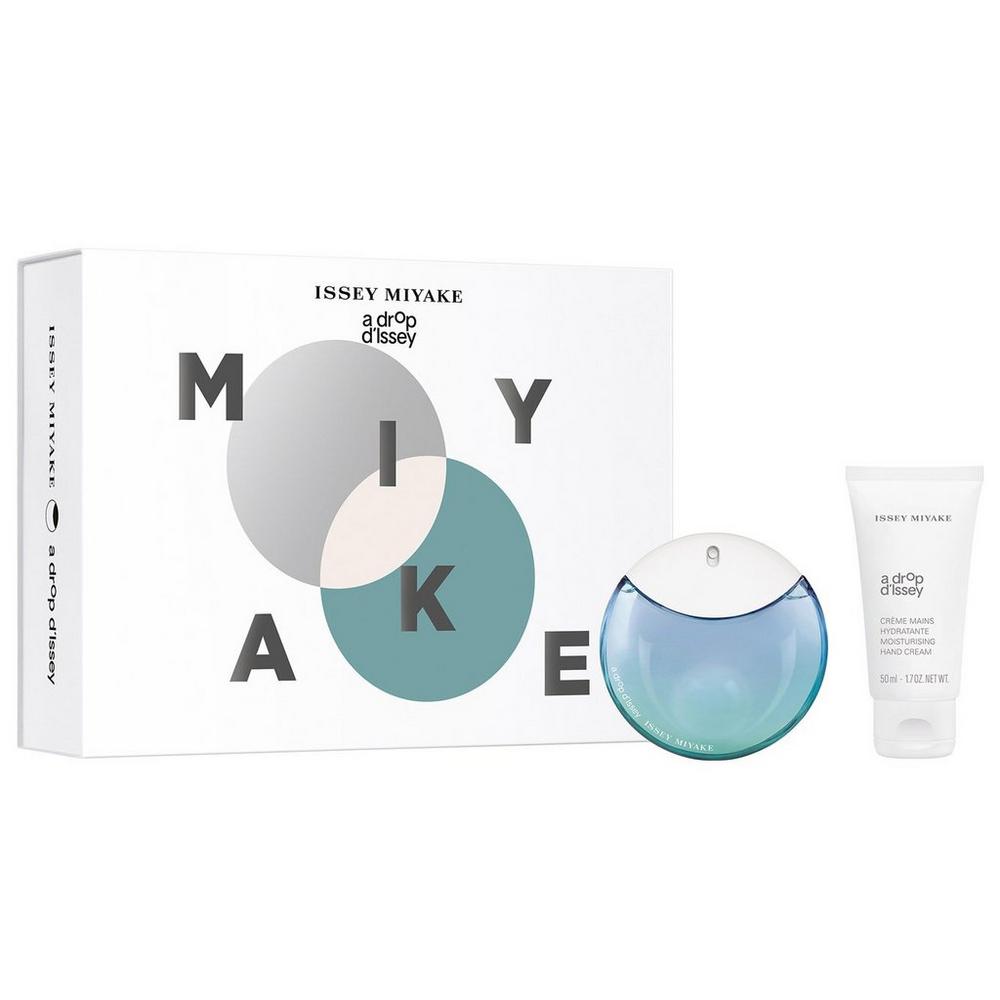 Issey Miyake A Drop d'Issey Gift Set 50 EDP Fraîche Spray + 50ml Moisturising Hand Cream Women's Fragrance