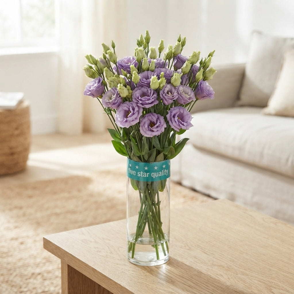 Corelli Lavender Lisianthus – 70cm Stems