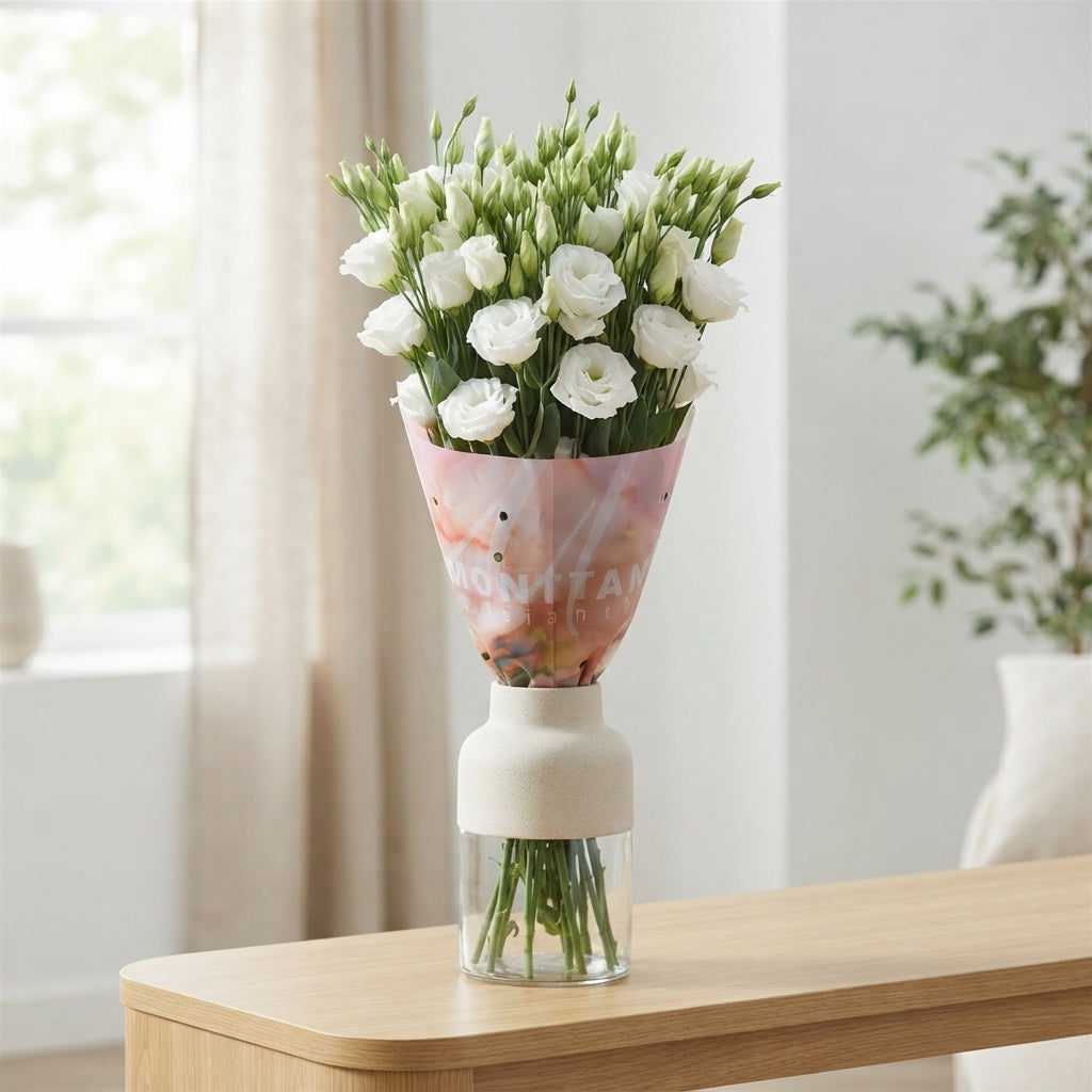 White Lisianthus ‘Arena Giant White’ – 70cm Stems
