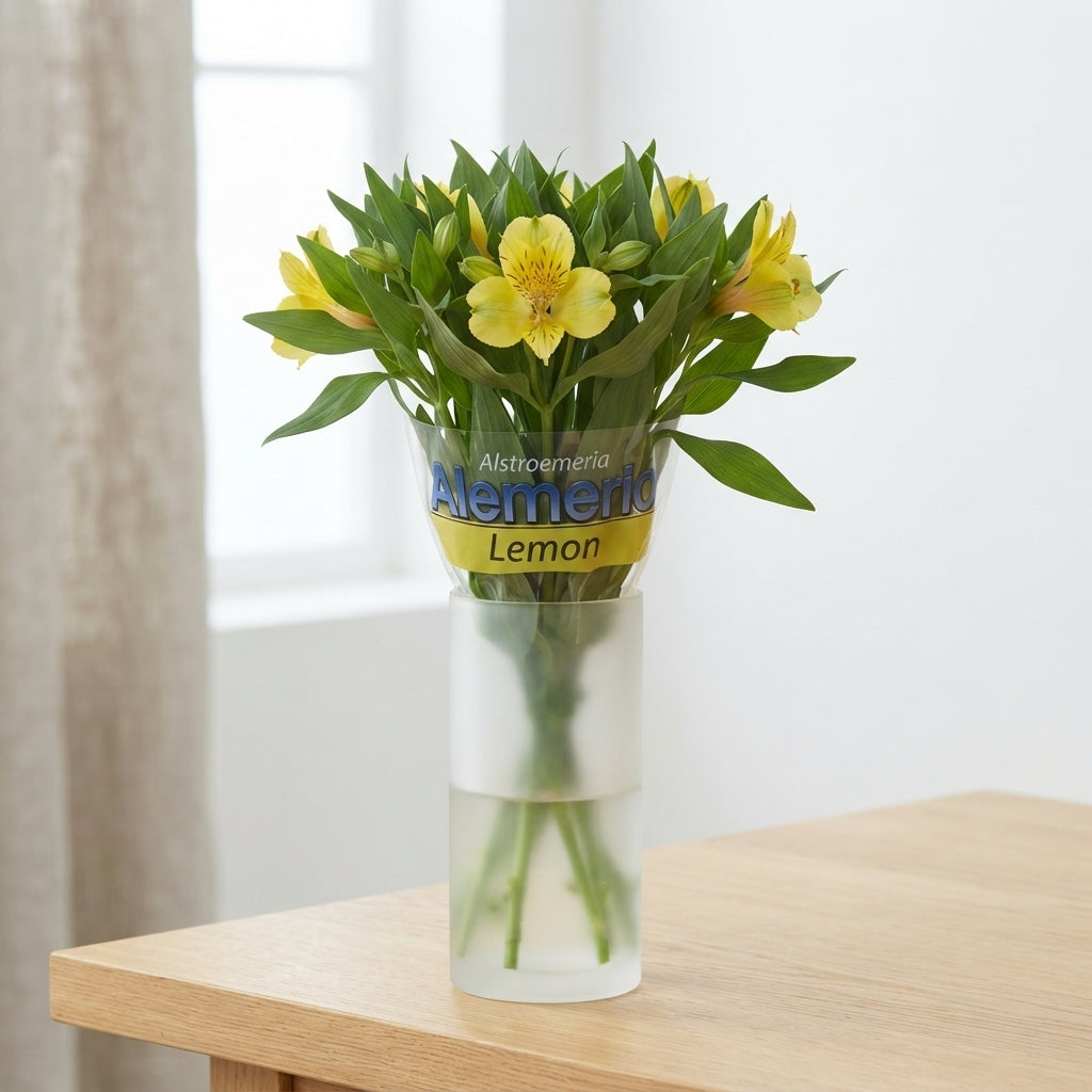 Alstroemeria Lemon